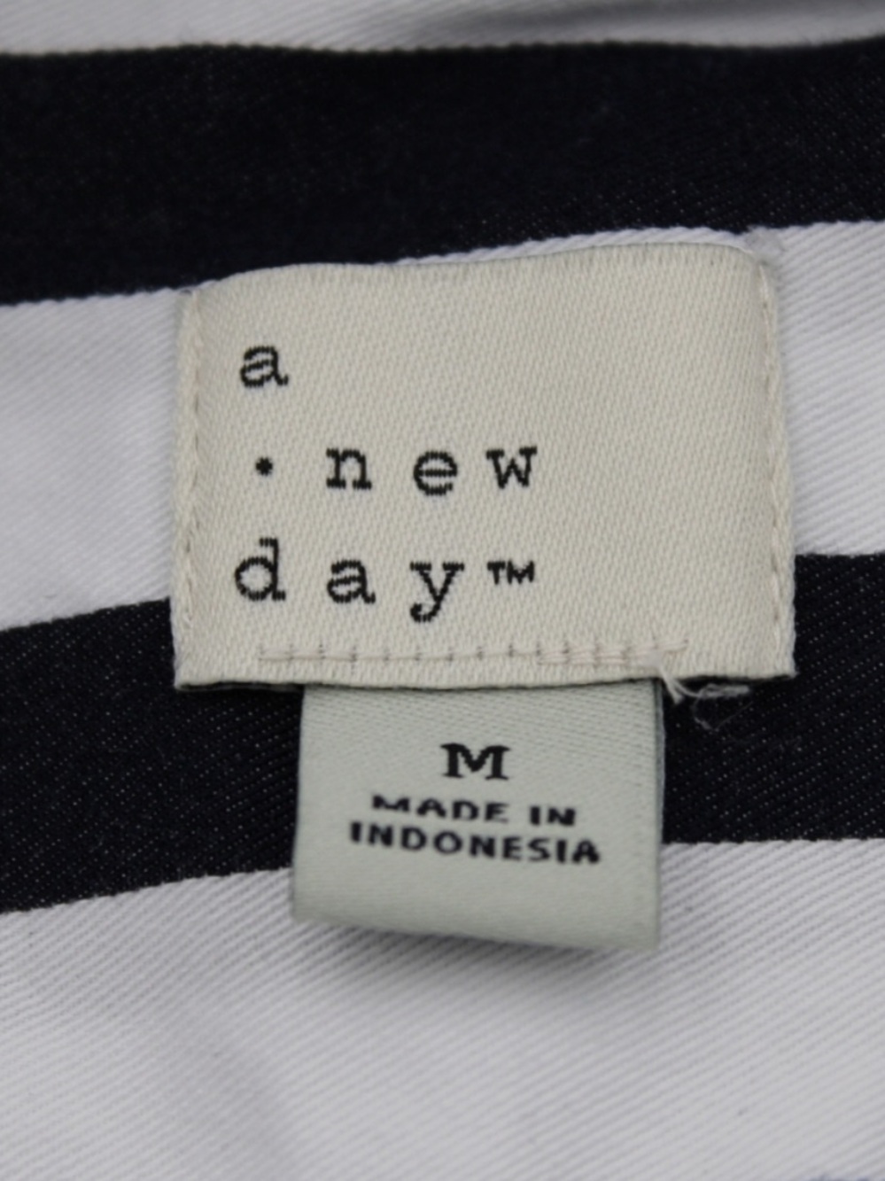A New Day • Navy & White Striped Shirt Dress - Picture 8 of 9